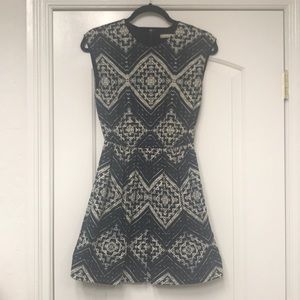 Alice + Olivia Textile Print, Sleeveless Dress